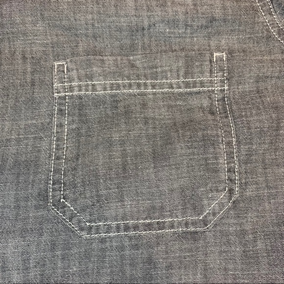 Old Navy Chambray Gray Button Down Shirt - Picture 6 of 16